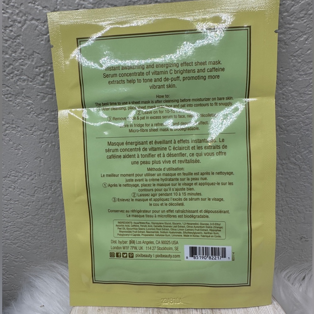 $3 🌙 PIXI Skintreats‎ Vitamin C Energizing Infusion Sheet Mask Skincare - Picture 3 of 3